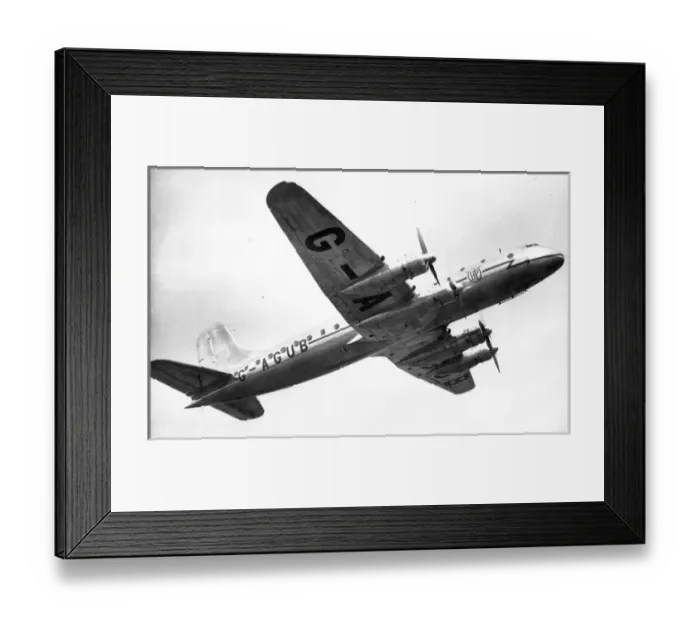 Framed Print : Handley Page HP74 Hermes II G-AGUB at the 1947 SBAC show Framed Print : Handley Page HP74 Hermes II G-AGUB at the 1947 SBAC show