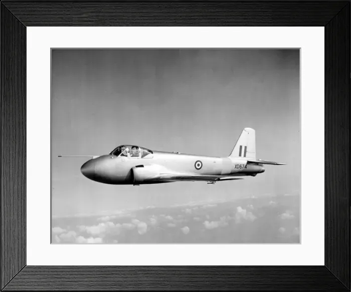Framed Print : The first of nine development Hunting Jet Provost T1s XD674 Framed Print : The first of nine development Hunting Jet Provost T1s XD674