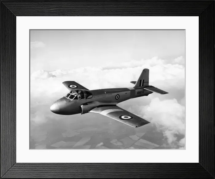 Framed Print : The first of nine development Hunting Jet Provost T1s XD674 Framed Print : The first of nine development Hunting Jet Provost T1s XD674