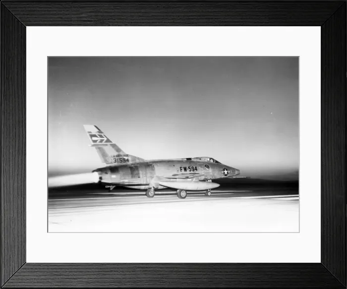 Framed Print : North American F-100 Super Sabre Framed Print : North American F-100 Super Sabre