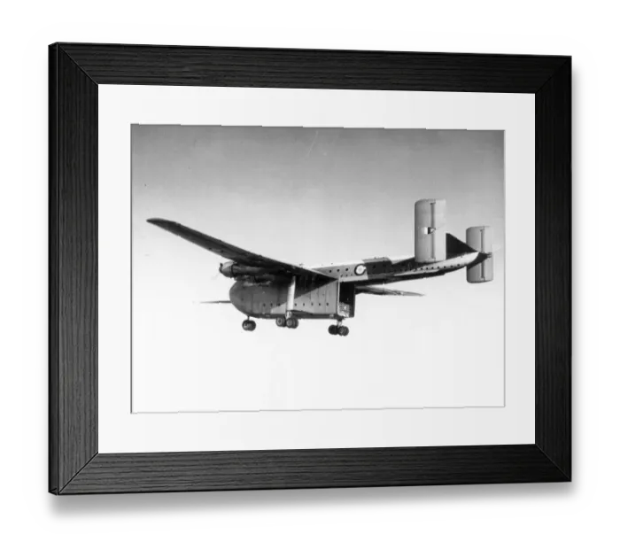 Framed Print : General Aircraft GAL65  /  B-100 Universal Freighter Mk2