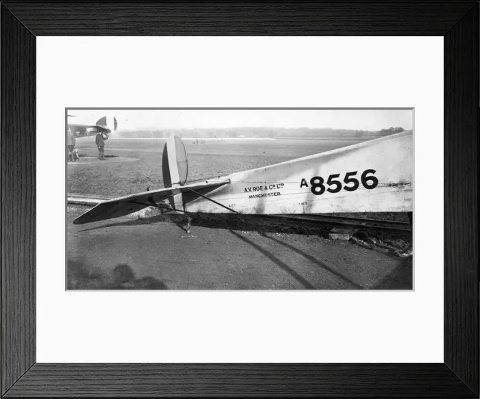 Framed Print : Avro 504A A8556 Rear fuselage detail Framed Print : Avro 504A A8556 Rear fuselage detail