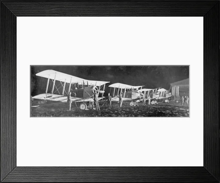 Framed Print : Avro 504Ks including E3273 and E3278 Framed Print : Avro 504Ks including E3273 and E3278