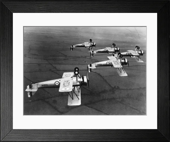 Framed Print : Avro 621 Tutors in inverted flight including K3241 and K324 Framed Print : Avro 621 Tutors in inverted flight including K3241 and K324