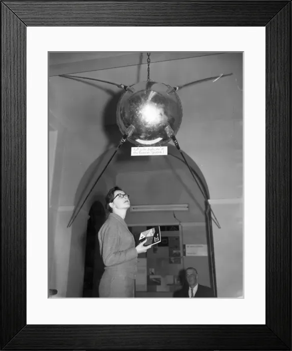 Framed Print : A full-scale replica of Sputnik I Framed Print : A full-scale replica of Sputnik I