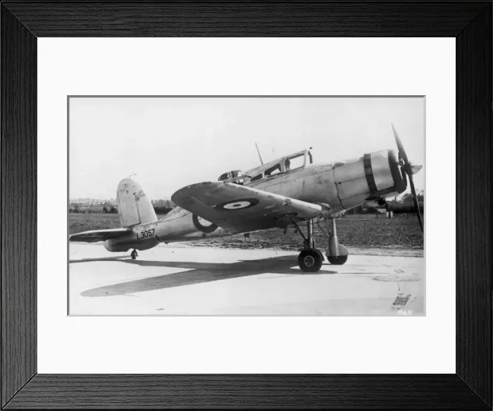 Framed Print : The first Blackburn B-25 Roc L3057 Framed Print : The first Blackburn B-25 Roc L3057