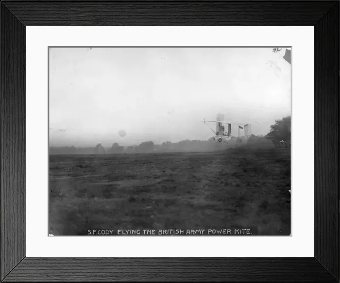 Framed Print : Samuel Cody flying the British Army Aeroplane No 1 Framed Print : Samuel Cody flying the British Army Aeroplane No 1