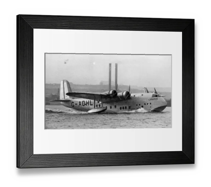 Framed Print : Short S23 Empire Flying Boat G-ADHL Canopus Framed Print : Short S23 Empire Flying Boat G-ADHL Canopus