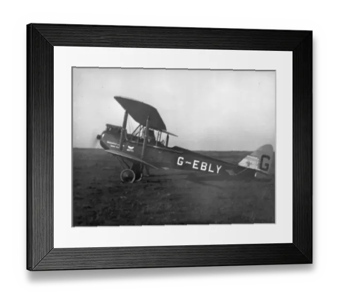 Framed Print : Pre-production de Havilland DH60 Moth G-EBLY Framed Print : Pre-production de Havilland DH60 Moth G-EBLY