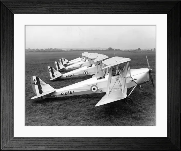 Framed Print : de Havilland DH82 Tiger Moths Framed Print : de Havilland DH82 Tiger Moths