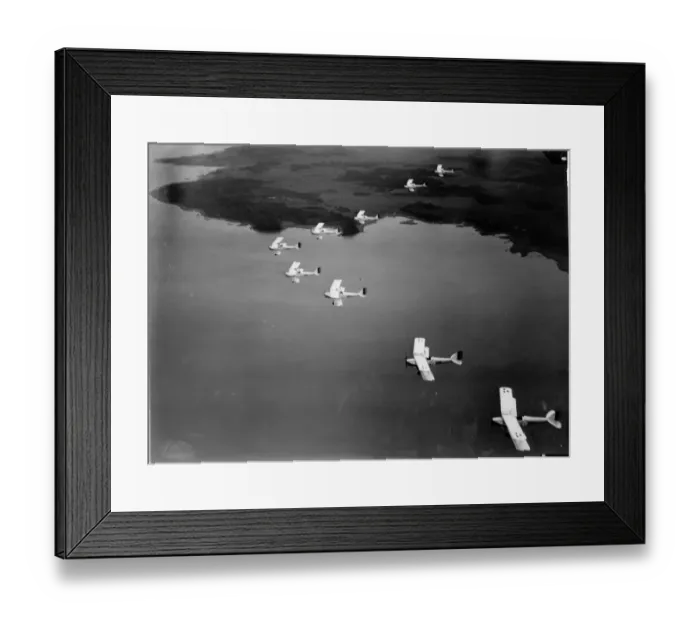 Framed Print : Swedish de Havilland DH82A Tiger Moths Framed Print : Swedish de Havilland DH82A Tiger Moths