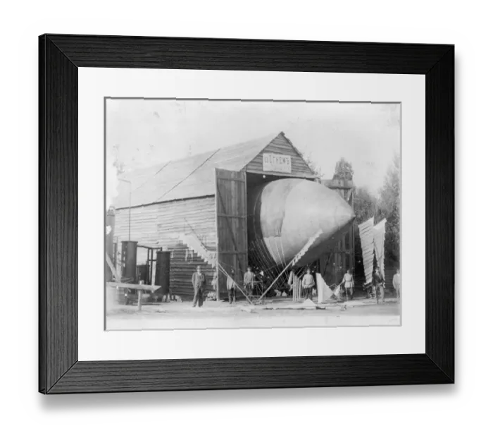 Framed Print : Dr K I Danielewskys Directible Flying Machine Framed Print : Dr K I Danielewskys Directible Flying Machine