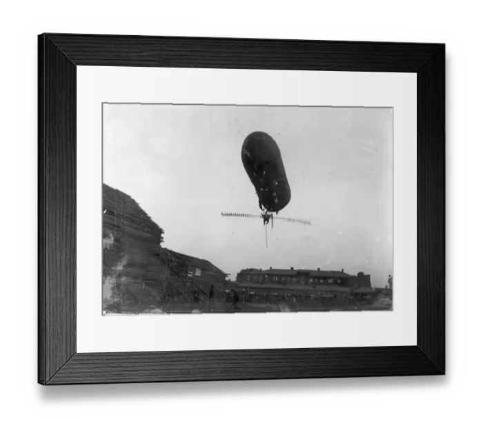 Framed Print : Dr K I Danielewskys Directible Flying Machine Framed Print : Dr K I Danielewskys Directible Flying Machine