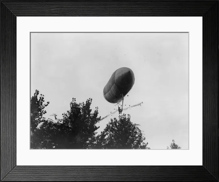 Framed Print : Dr K I Danielewskys Directible Flying Machine Framed Print : Dr K I Danielewskys Directible Flying Machine