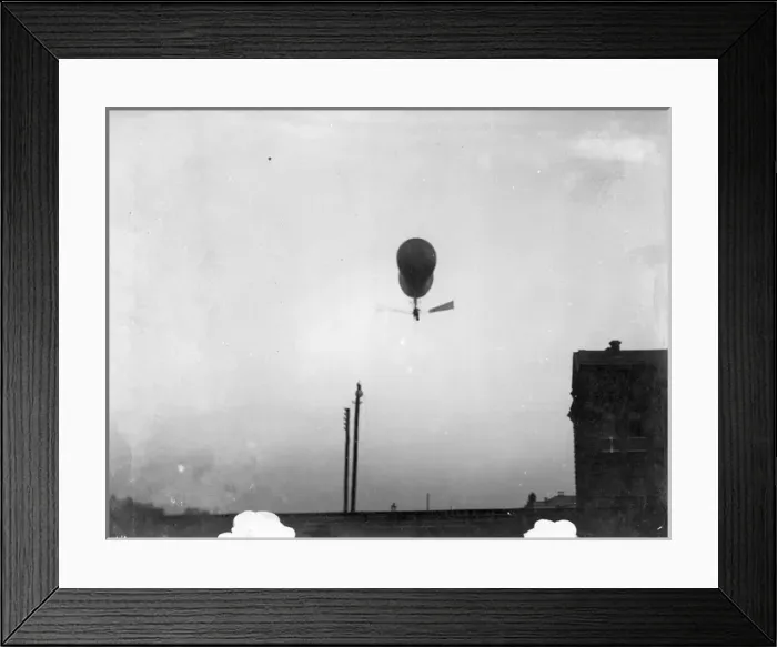 Framed Print : Dr K I Danielewskys Directible Flying Machine Framed Print : Dr K I Danielewskys Directible Flying Machine