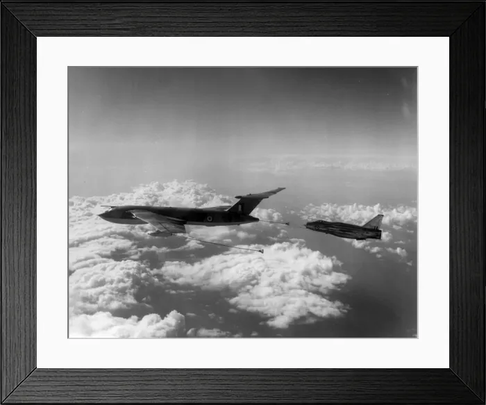 Framed Print : Handley Page Victor K1 refuels an English Electric Lightning Framed Print : Handley Page Victor K1 refuels an English Electric Lightning