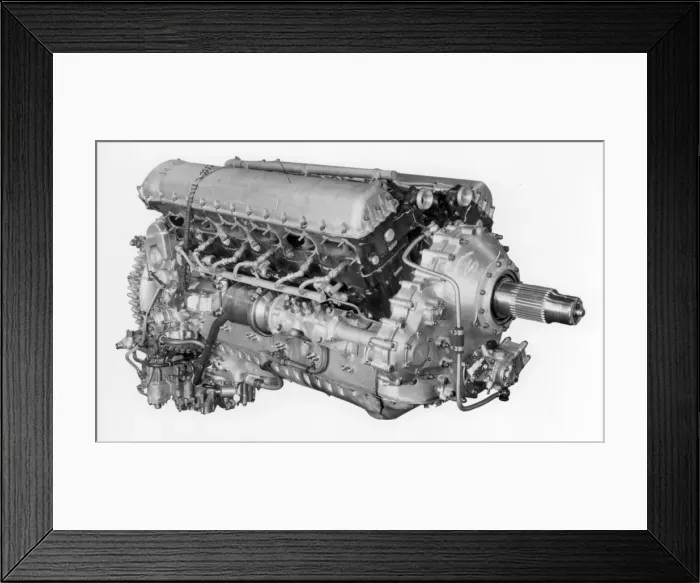 Framed Print : Rolls Royce Merlin 32 Starboard front quarter Framed Print : Rolls Royce Merlin 32 Starboard front quarter