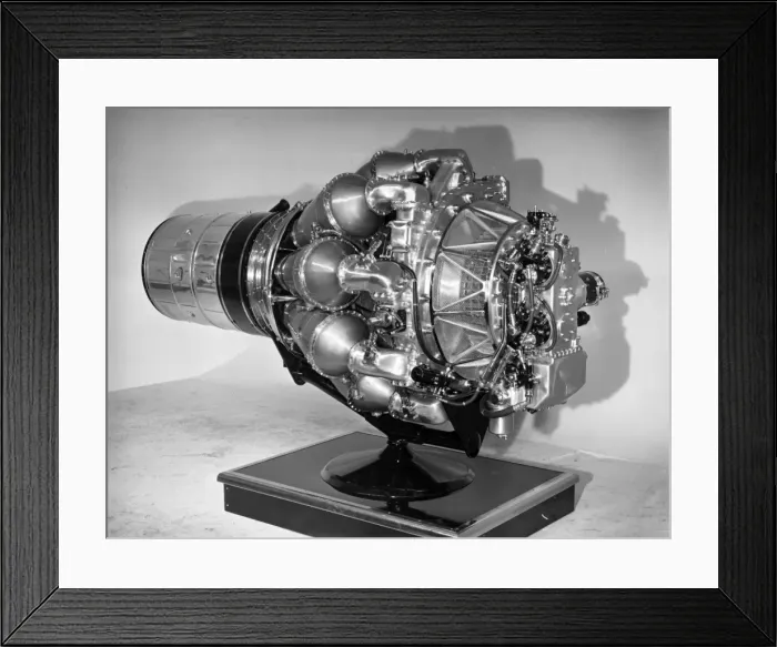 Framed Print : Rolls Royce Nene turbojet Starboard front quarter Framed Print : Rolls Royce Nene turbojet Starboard front quarter