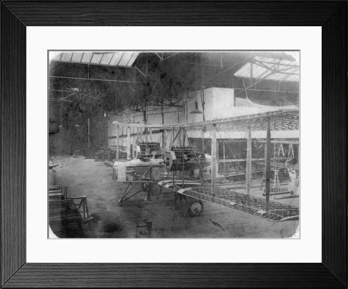 Framed Print : Vickers Vimy under construction at Weybridge Framed Print : Vickers Vimy under construction at Weybridge