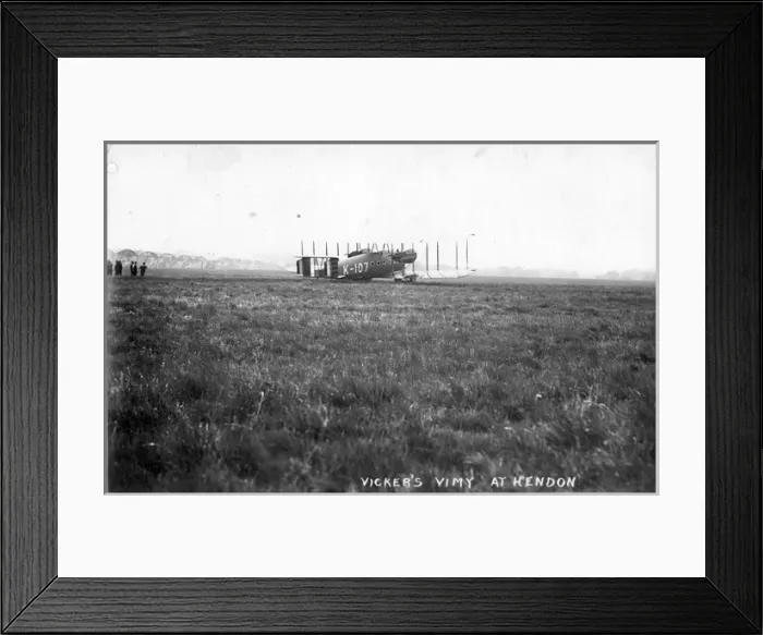 Framed Print : The prototype Vickers Vimy Commercial K-107 at Hendon