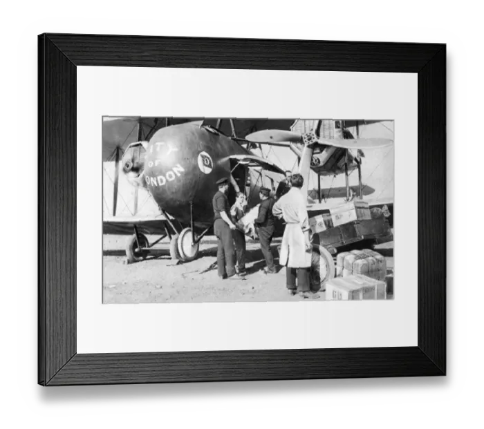 Framed Print : Vickers Vimy Commercial G-EASI City of London of Instone Framed Print : Vickers Vimy Commercial G-EASI City of London of Instone