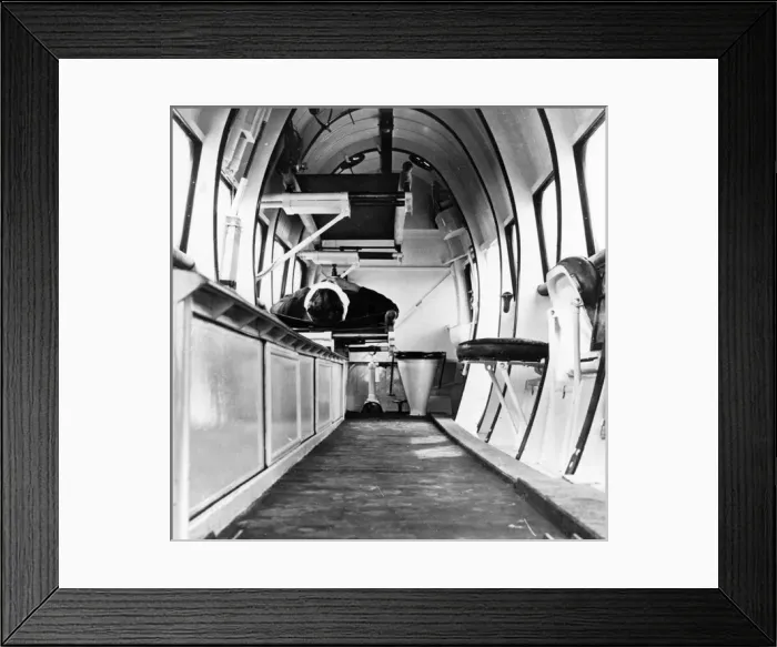 Framed Print : The interior of a Vickers Vimy Ambulance Framed Print : The interior of a Vickers Vimy Ambulance