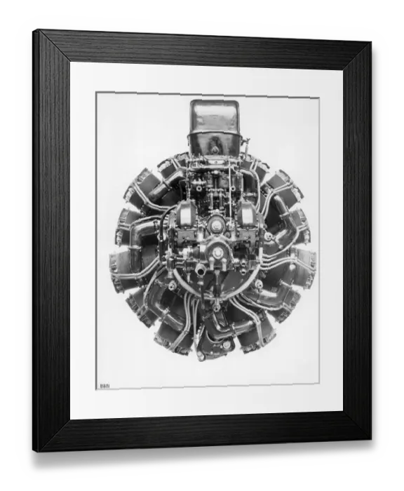 Framed Print : Bristol Hercules III 14-cylinder radial Rear view Framed Print : Bristol Hercules III 14-cylinder radial Rear view