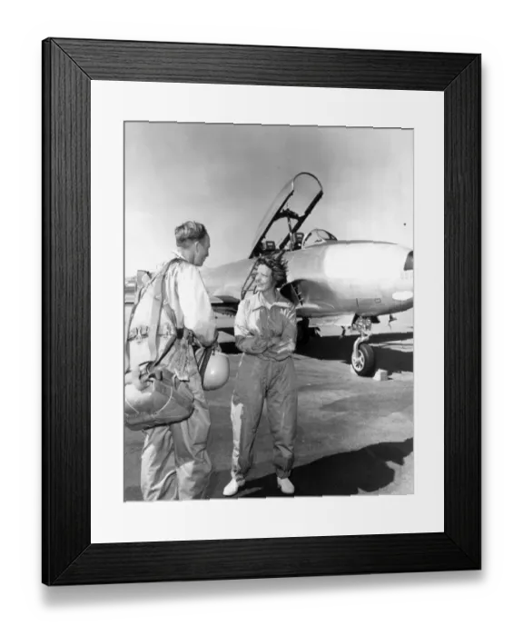 Framed Print : Jacqueline Auriol (1917-2000) Framed Print : Jacqueline Auriol (1917-2000)
