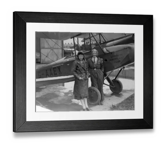 Framed Print : Pauline Gower (1910-1947) (left) and Dorothy Spicer Framed Print : Pauline Gower (1910-1947) (left) and Dorothy Spicer