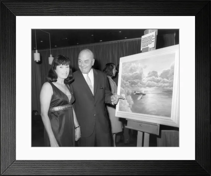 Framed Print : Jean Batten and Edgar Percival Framed Print : Jean Batten and Edgar Percival