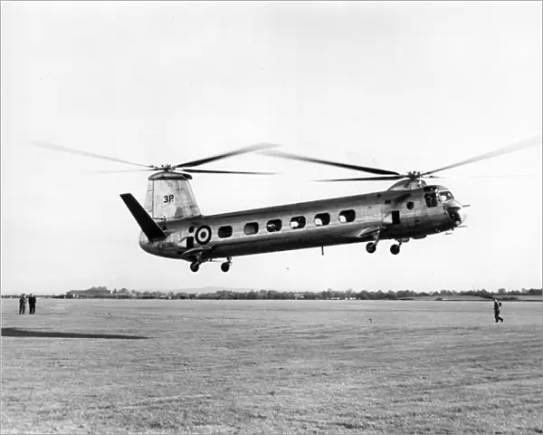 Bristol 173  /  3 XE286 hovering at Old Mixon in November 1956