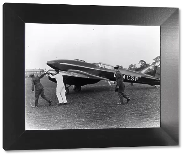 The first de Havilland DH88 Comet G-ACSP Black Magic