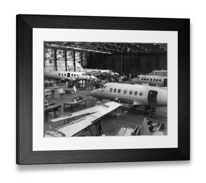 Framed Print : Final assembly of Jestream 200 aircraft at Scottish Aviation Framed Print : Final assembly of Jestream 200 aircraft at Scottish Aviation