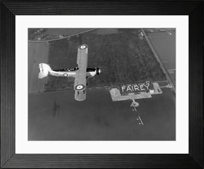 Framed Print : Fairey Seal K3481 overflies the flight hangar Framed Print : Fairey Seal K3481 overflies the flight hangar