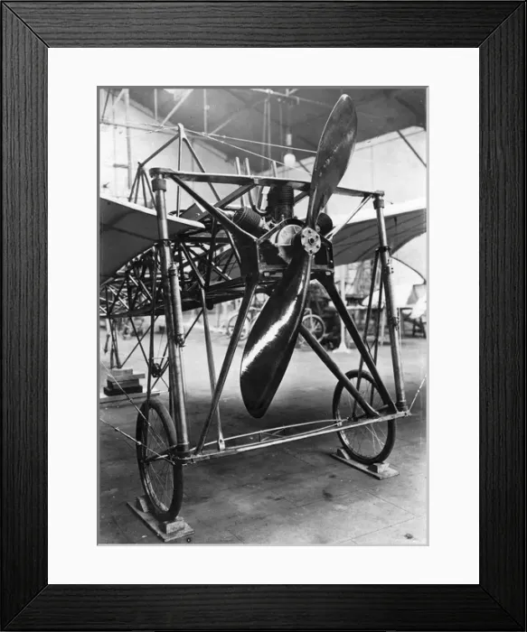 Framed Print : Lesseps monoplane fitted with an Anzani engine Framed Print : Lesseps monoplane fitted with an Anzani engine