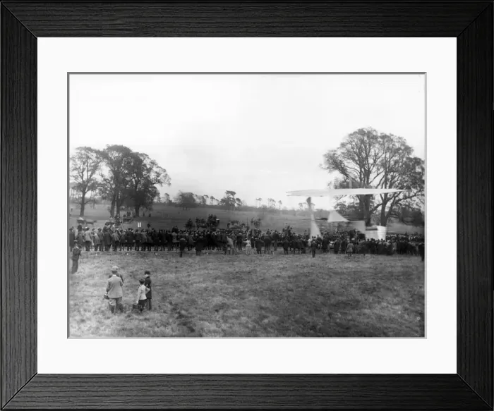 Framed Print : Demonstration of Hiram Maxims flying machine Baldwyns Park Framed Print : Demonstration of Hiram Maxims flying machine Baldwyns Park