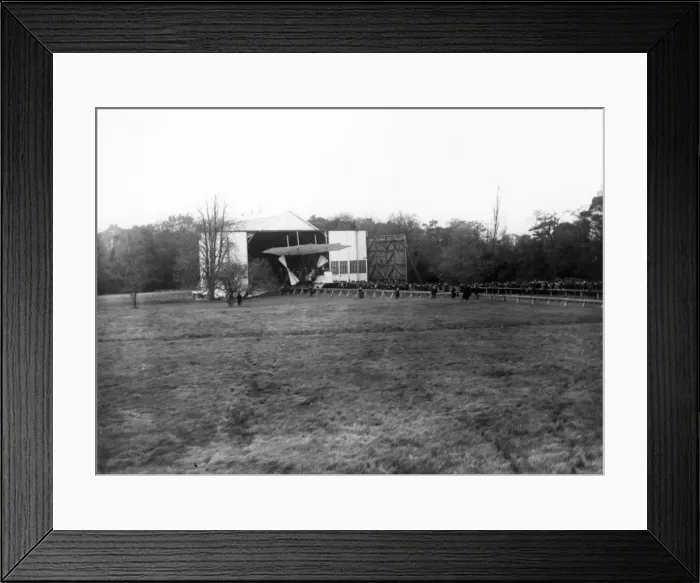 Framed Print : Hiram Maxims flying machine at Baldwyns Park, Kent Framed Print : Hiram Maxims flying machine at Baldwyns Park, Kent