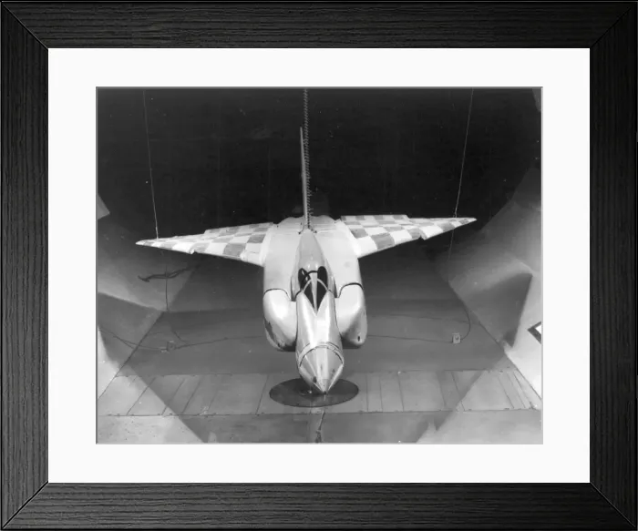 Framed Print : Wind-tunnel flutter model - Avro Canada CF105 Arrow I 25201 Framed Print : Wind-tunnel flutter model - Avro Canada CF105 Arrow I 25201