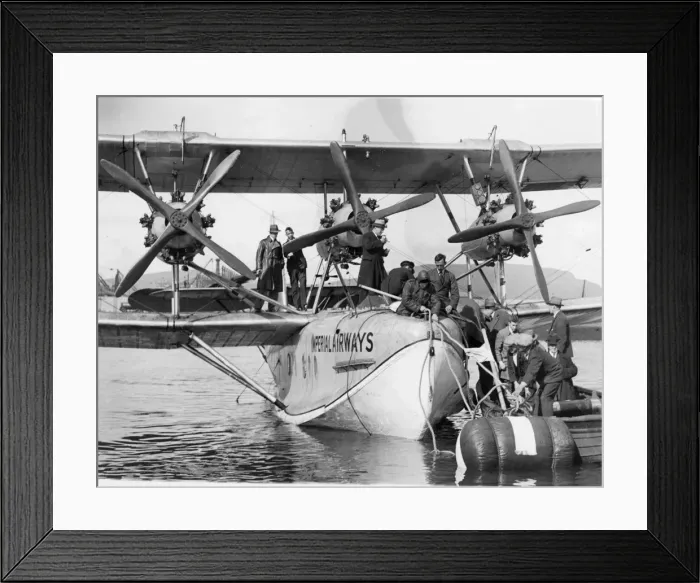 Framed Print : Imperial Airways Short S8 Calcutta Framed Print : Imperial Airways Short S8 Calcutta