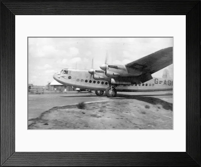 Framed Print : Avro York C1 G-AGNP at Malakal Framed Print : Avro York C1 G-AGNP at Malakal