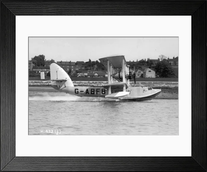 Framed Print : Short S17 Kent G-ABFB Sylvanus Framed Print : Short S17 Kent G-ABFB Sylvanus