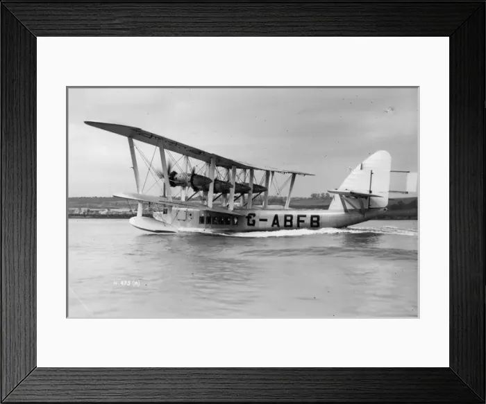 Framed Print : Short S17 Kent G-ABFB Sylvanus Framed Print : Short S17 Kent G-ABFB Sylvanus
