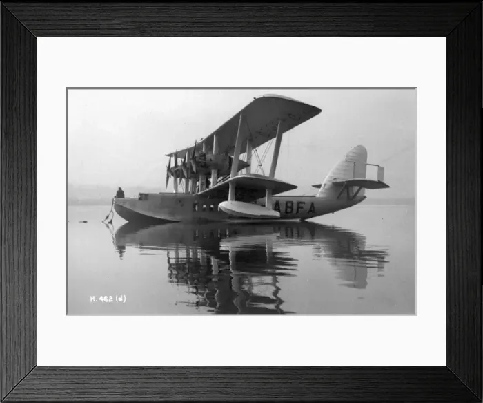 Framed Print : Short S17 Kent G-ABFA Scipio Framed Print : Short S17 Kent G-ABFA Scipio
