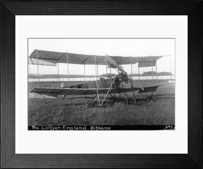 Framed Print : The Collyer-England Biplane of 1911 Framed Print : The Collyer-England Biplane of 1911