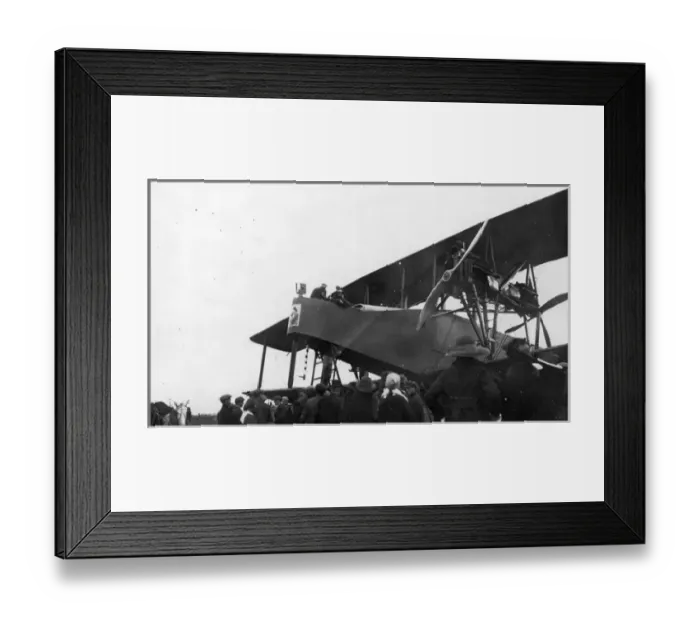 Framed Print : Handley Page V / 1500 F7140 Atlantic after reassembly Framed Print : Handley Page V / 1500 F7140 Atlantic after reassembly