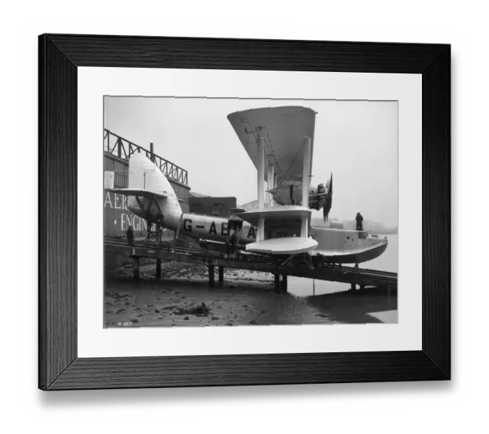 Framed Print : Short S17 Kent G-ABFA Scipio Framed Print : Short S17 Kent G-ABFA Scipio