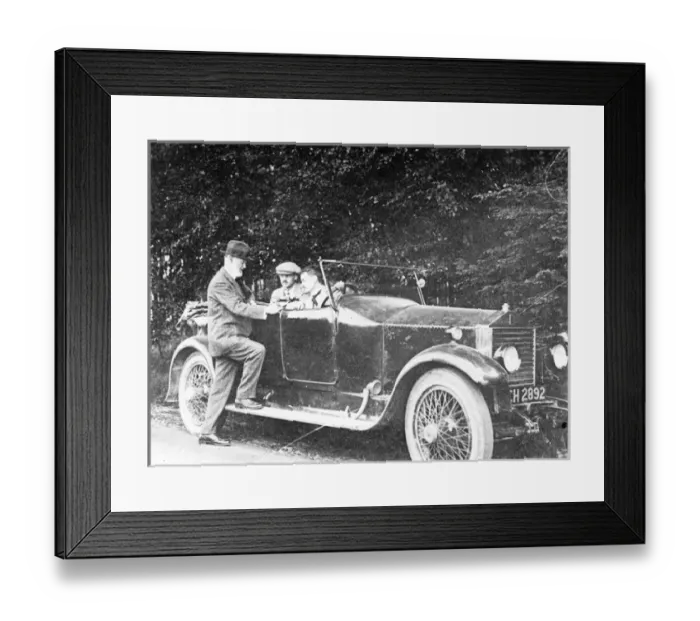Framed Print : Sir Henry Royce C L Jenner and A G Elliot Framed Print : Sir Henry Royce C L Jenner and A G Elliot