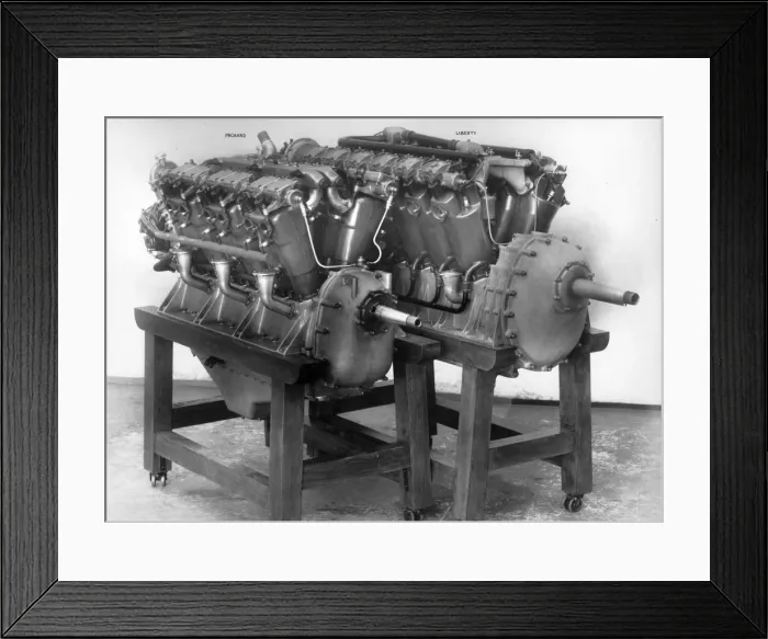 Framed Print : From left: Packard and Liberty engines Framed Print : From left: Packard and Liberty engines