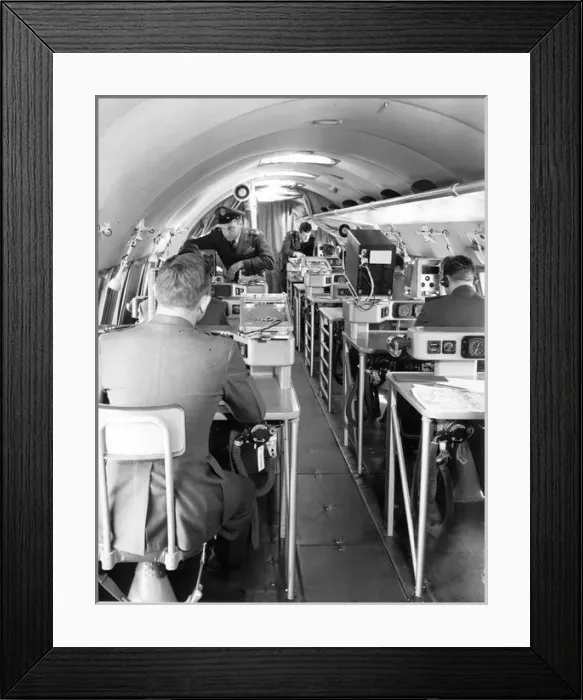 Framed Print : Forward view of interior of a Convair XT-29 Framed Print : Forward view of interior of a Convair XT-29