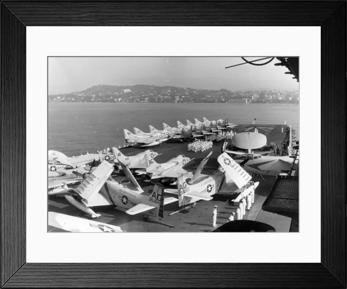 Framed Print : Aircraft on the deck of the USS Independence Framed Print : Aircraft on the deck of the USS Independence